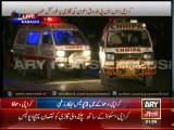 Suicide attack at convoy of SSP Farooq Awan