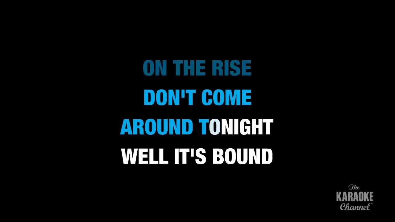 Bad Moon Rising in the Style of _Creedence Clearwater Revival_ with lyrics (no lead vocal)