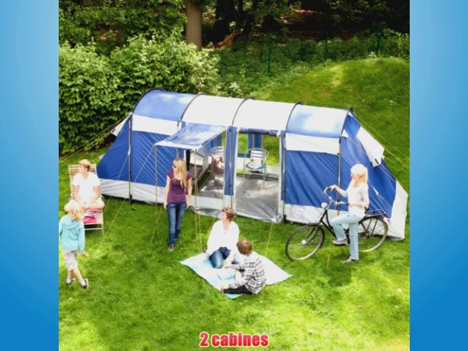 Skandika Montana 6 Tente de camping tunnel familiale pour 6 personnes Bleu  650 x 240 cm - Vidéo Dailymotion