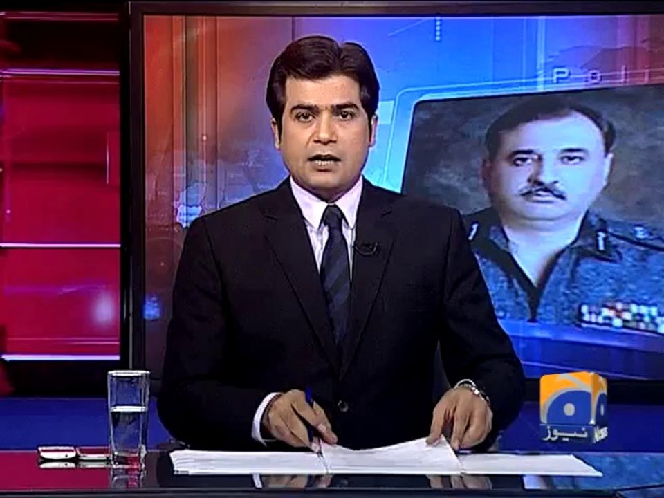 Farooq Awan injured as explosion rocks Karachi-Geo Reports-25 Sep 2014