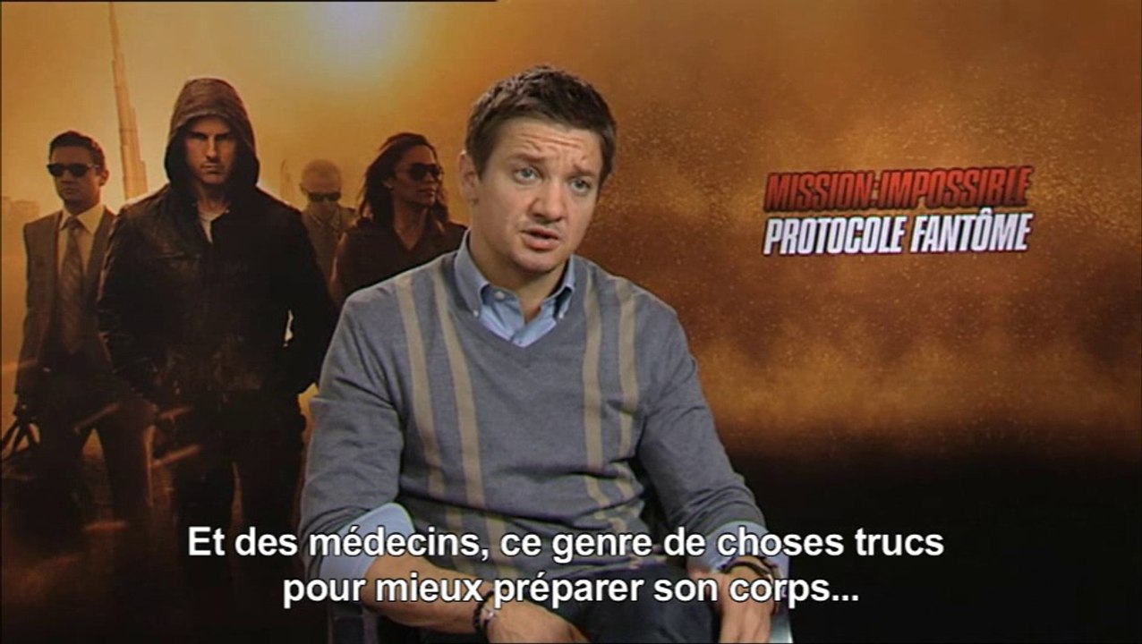 Jeremy Renner - Interview MI4