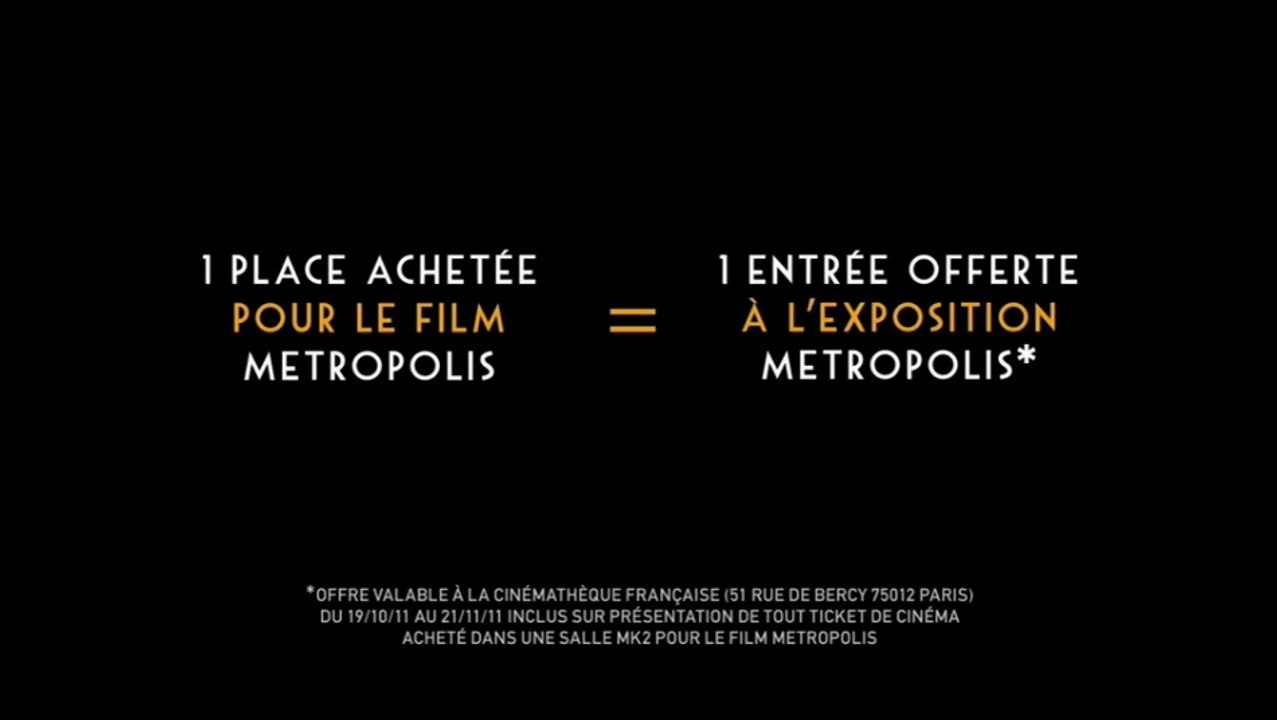 Metropolis - Bande-annonce (Ressortie 2011 - Version Intégrale)