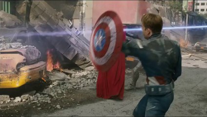 Avengers : Thor et Captain America en action
