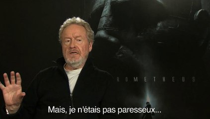 Prometheus - Ridley Scott, un cancre sauvé par le dessin