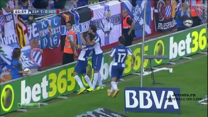 Espanyol	2 - 0	Getafe .. 25-09-2014 .. Full match Highlights ..