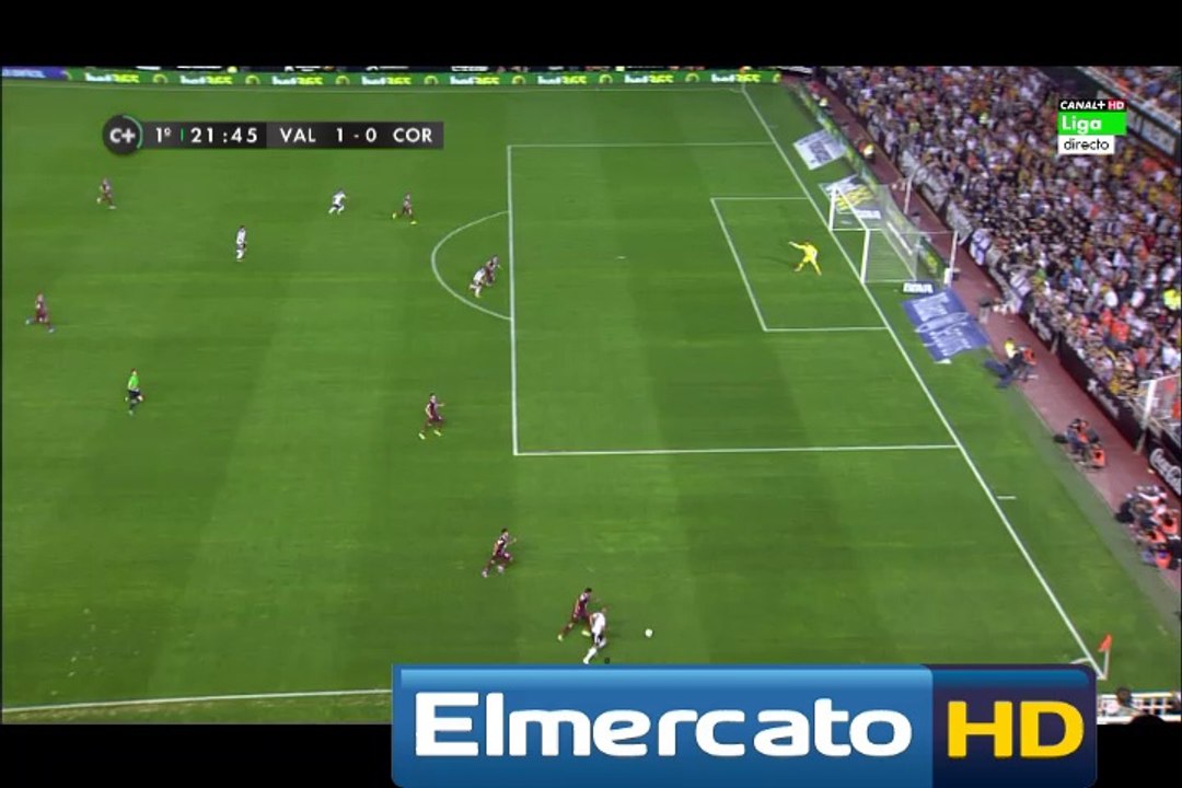 goal Alcacer - valencia 1-0 cordoba