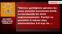 AK Parti Çorlu İlçe Teşkilatı Topluca İstifa Etti