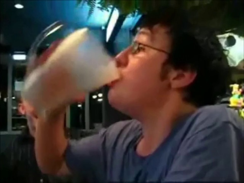 Chug beer record
