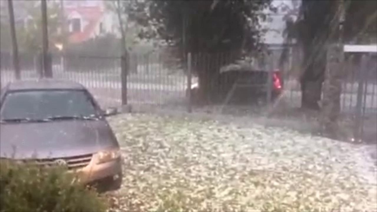Granizo en Carrasco