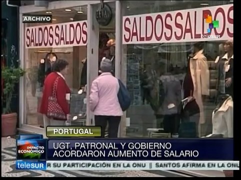 Trabajadores portugueses ven insuficiente subida de salario mínimo