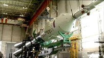 [ISS] Soyuz TMA-14M Mated to Soyuz-FG Rocket Booster