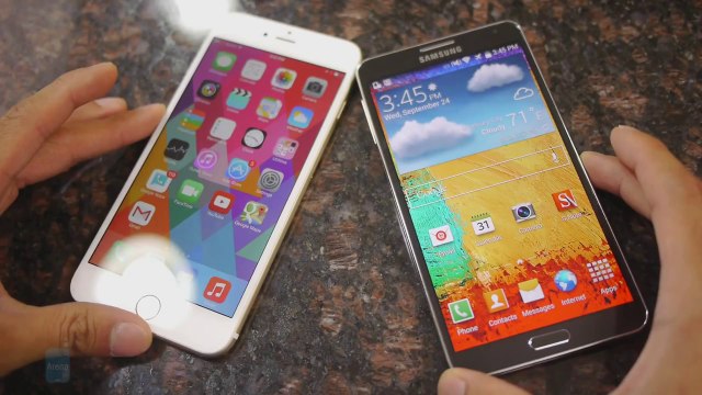 Apple iPhone 6 Plus vs Samsung Galaxy Note 3