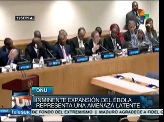 ONU insta a sumar esfuerzos contra el ébola en África