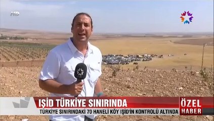 IŞİD Türkiye sınırında ele geçirdikleri karakolu karargah yaptılar