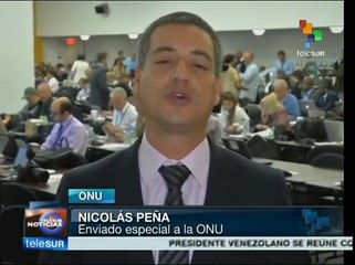 Presencia del pdte. Evo en ONU ha sido histórica: Llorenti