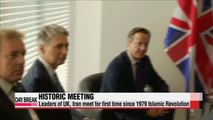 At UN, leaders of UK, Iran meet for first time since 1979 Islamic Revolution