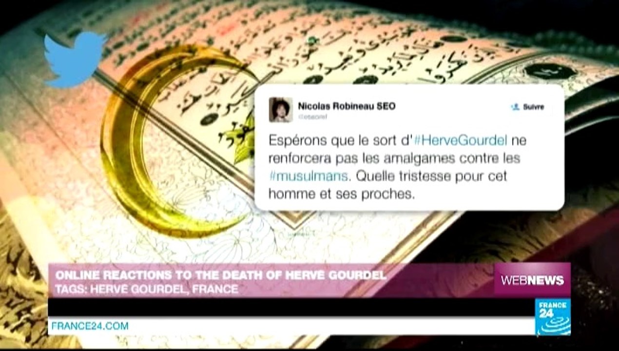 Web News - Online reactions to the death of Hervé Gourdel