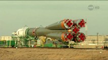 [ISS] Soyuz TMA-14M Rolls to Launch Pad Ahead of Launch