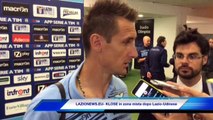 25.09.14 - Miroslav KLOSE in zona mista dopo Lazio-Udinese
