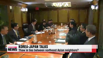 Top diplomats from Korea and Japan hold talks at UN