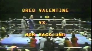 GREG VALENTINE vs BOB BACKLUND MSG 3/26/79