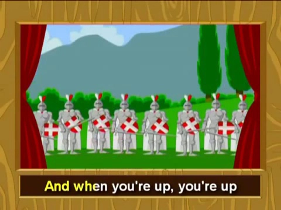 The Grand old Duke of York - Kid Songs with Lyrics