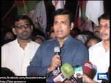 Dunya News-MQM staged sit-ins against arrest of party workers :Faisal Sabzwari