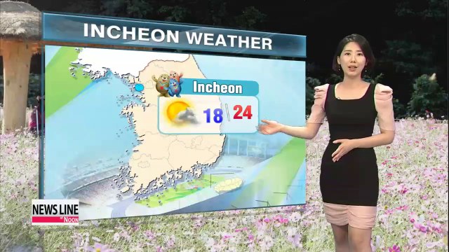 Cloudier than yesterday, cool and breezy autumn weather