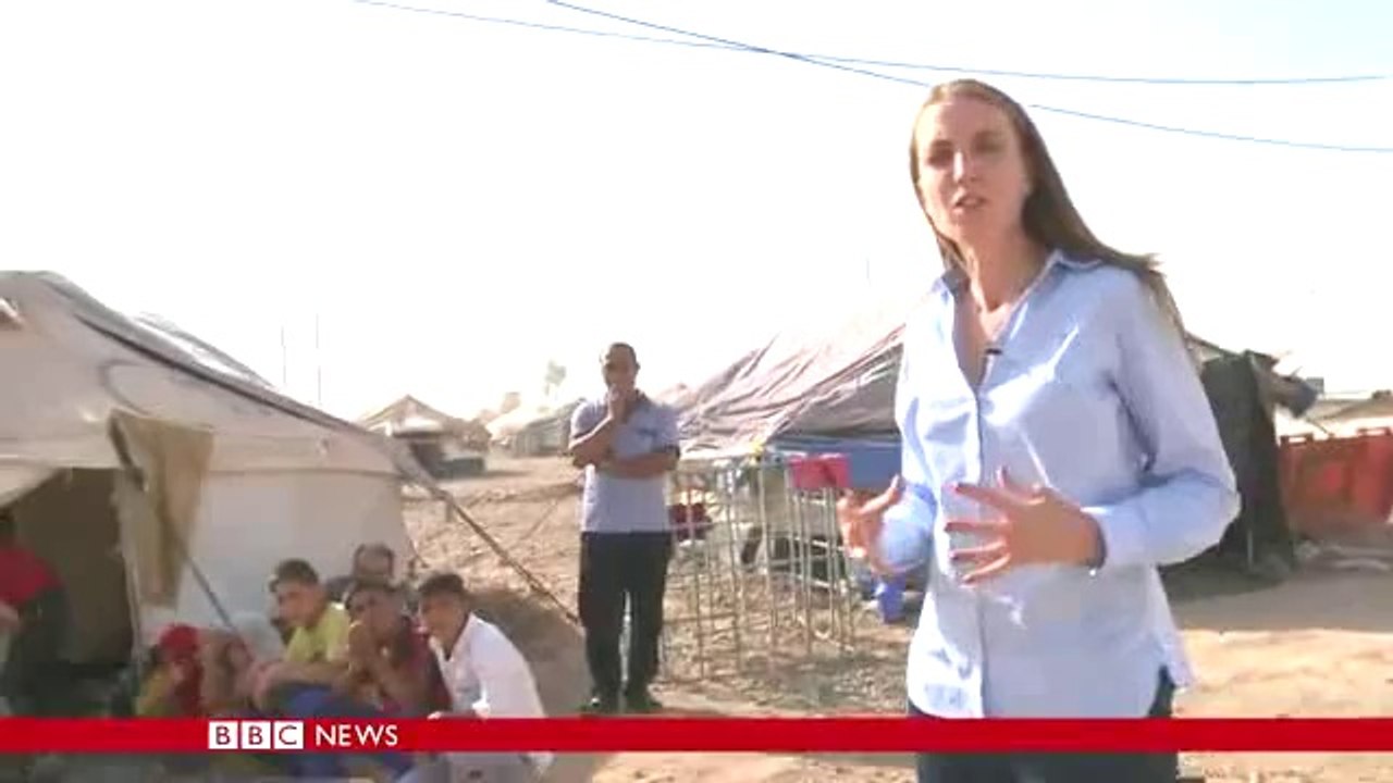 Iraq conflict Life inside Erbil's Baharka refugee camp