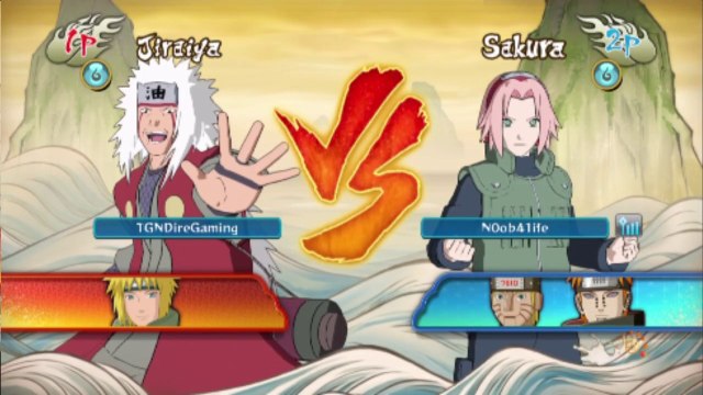 Jiraiya VS Sakura In A Naruto Shippuden Ultimate Ninja Storm Revolution Ranked Xbox Live Match / Battle / Fight