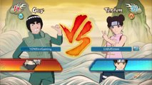 Tenten VS Might Guy In A Naruto Shippuden Ultimate Ninja Storm Revolution Ranked Xbox Live Match / Battle / Fight