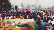 “Sit Down” - Students lead protest in Hong Kong “Occupy Central with Love and Peace”.