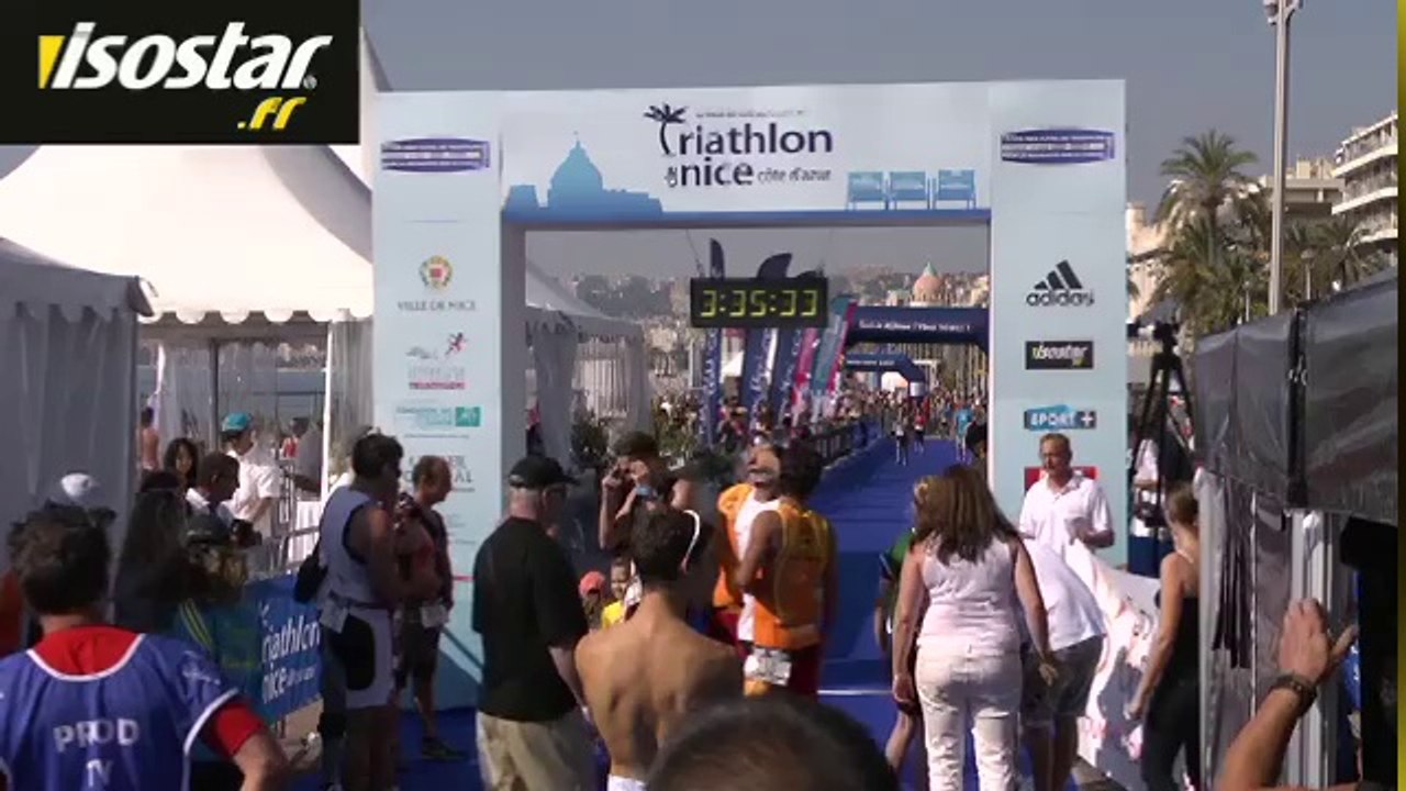 Arrivée Triathlon Côte d'azur de 03.28.09 à 03.41.58