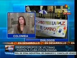 Piden colombianos que proceso de paz no cese y se busque la paz