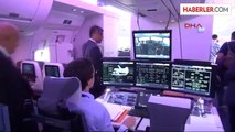 THY Yönetim Kurulu Başkanı Hamdi Topçu Airbus A350 Xwb'yi Gezdi