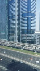 Shiekh Zayed Road Dubai office view