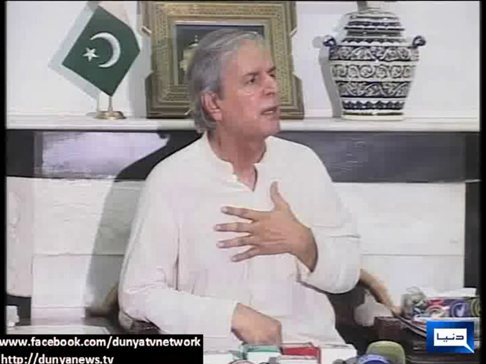 Dunya News - Imran Khan’s sit-in has become drama: Javed Hashmi