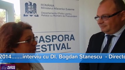 Diaspora Estival 2014-interviu cu Dl. Bogdan Stanescu , Director general la Directia Consulara din cadrul MAE