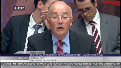 TRAVAUX ASSEMBLEE 14E LEGISLATURE : Audition d'un représentant des consommateurs sur la transition énergétique de la croissance verte.