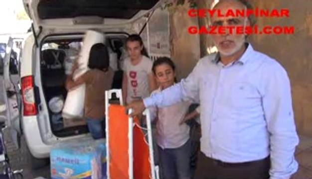 ceylanpınar esnafından kobaniye yardım