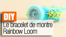 Faire un bracelet de montre en élastiques Rainbom Loom - Tuto DIY