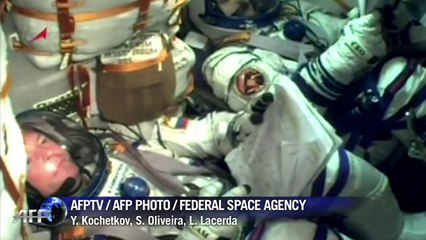 ISS recebe a primeira astronauta russa