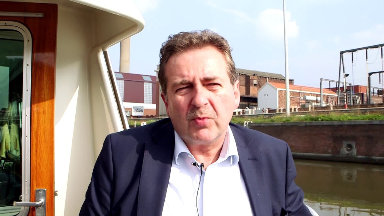 Rudi Vervoot présente le projet canal