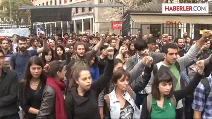 İstanbul Üniversitesi'ndeki Olaylara Öğrencilerden Protesto