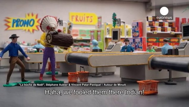 Ein Cartoon d'or für Cowboy, Indianer und Pferd