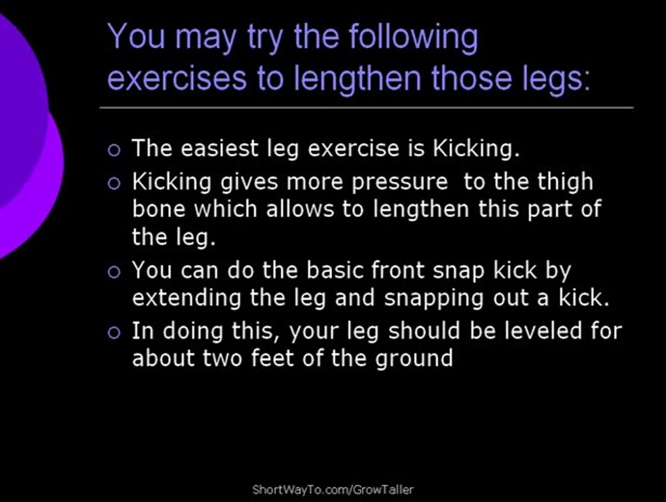 Growing Taller Exercises to Increase Your Height Naturally - Leg Lengthening1