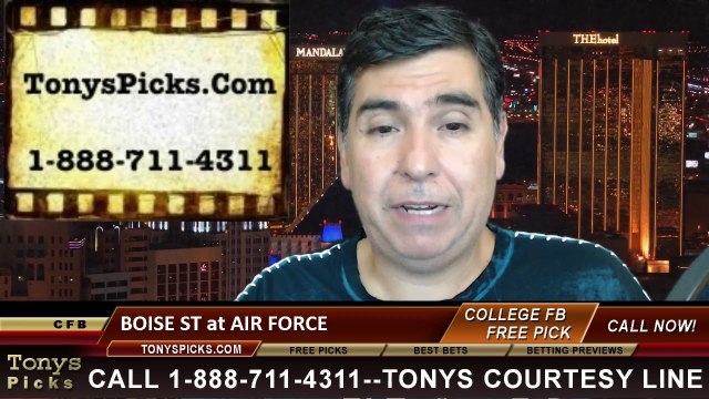 Air Force Falcons vs. Boise St Broncos Free Pick Prediction College Football Point Spread Odds Betting Preview 9-27-2014