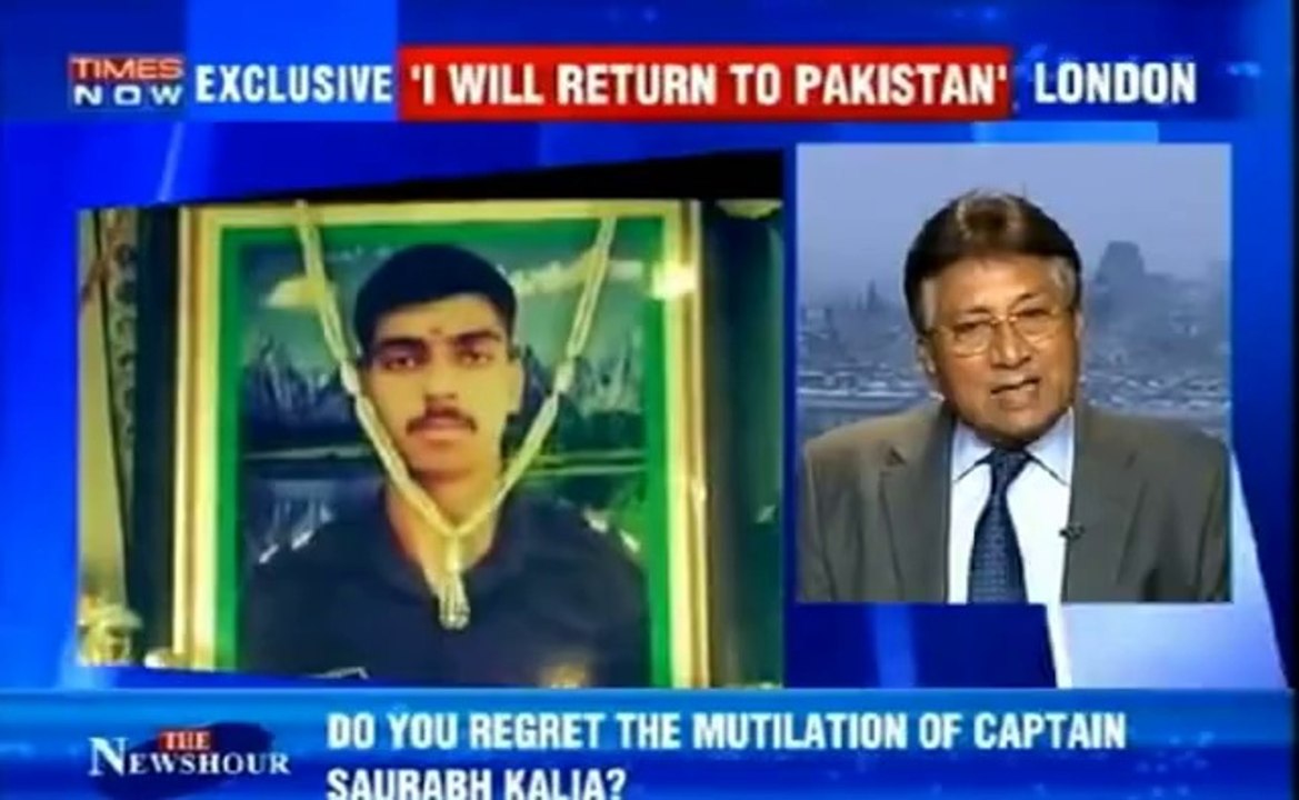See How Pervez Musharraf Slaps Indian Media on False Propaganda against Pakistan Army