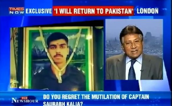 See How Pervez Musharraf Slaps Indian Media on False Propaganda against Pakistan Army