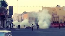 المعامير: جمعة #ليس_لكم_شرعية المرتزقة تغرق القرية بالغازات السامة #bahrain #البحرين